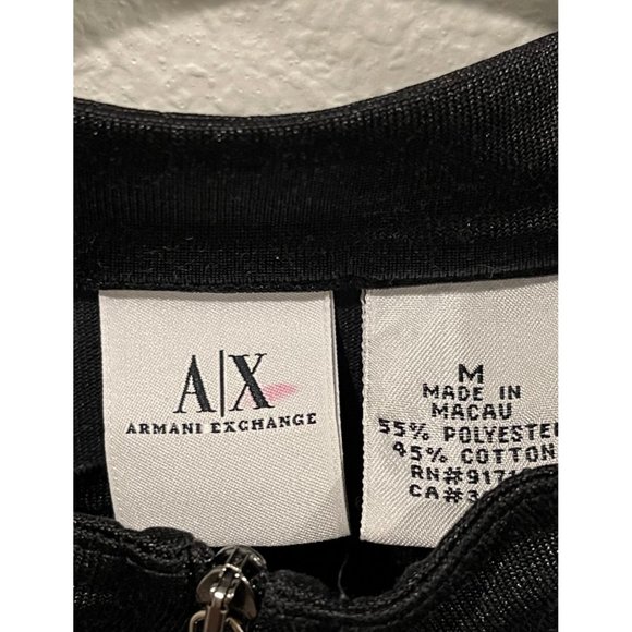 ARMANI EXCHANGE Black Stripes Polo - Picture 3 of 7